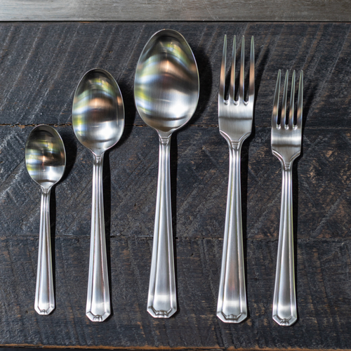 Set de Cuchilleria Oxford 6 Personas 42pzs Silver Matt Coquinaria