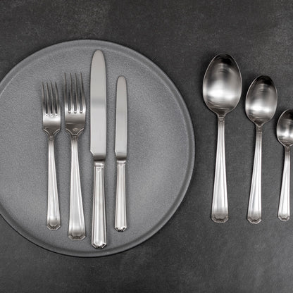 Set de Cuchilleria Oxford 6 Personas 42pzs Silver Matt Coquinaria