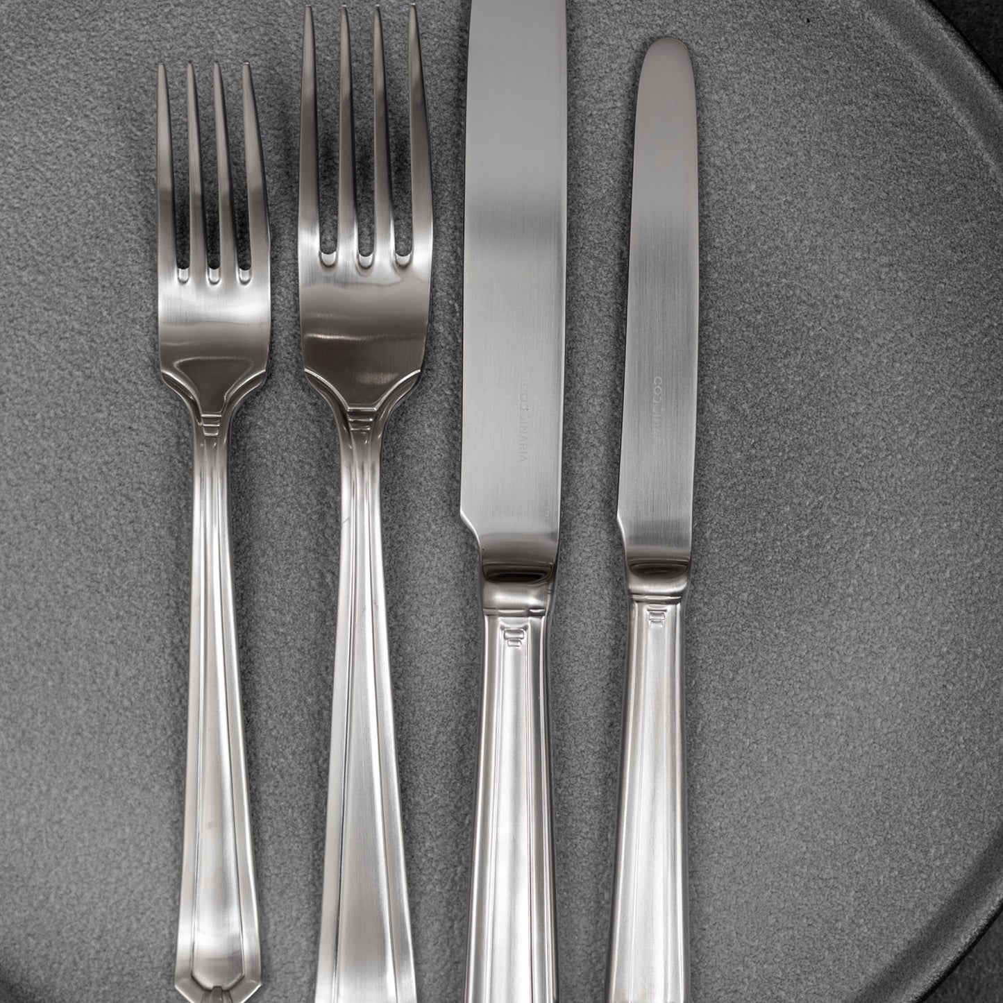 Set de Cuchilleria Oxford 6 Personas 42pzs Silver Matt Coquinaria