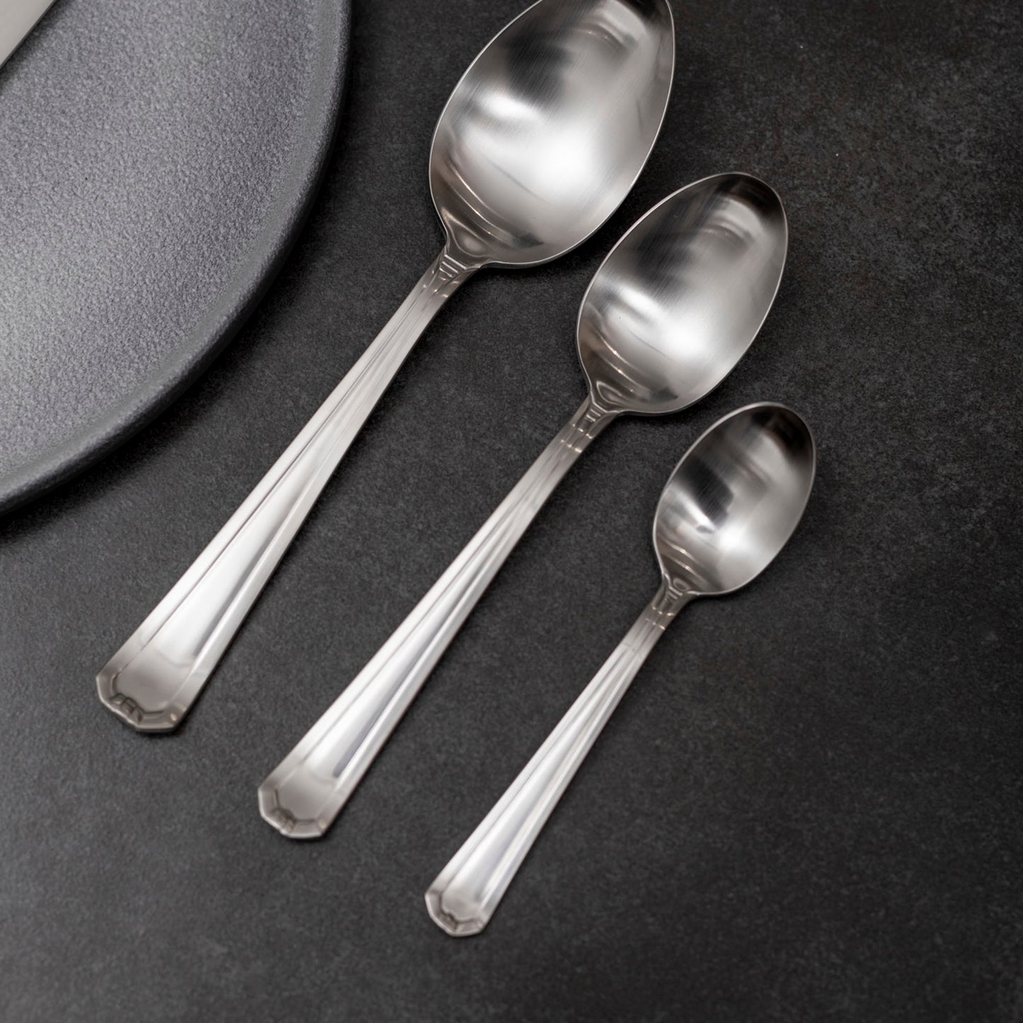 Set de Cuchilleria Oxford 6 Personas 42pzs Silver Matt Coquinaria