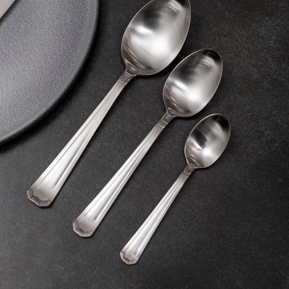 Set de Cuchilleria Oxford 6 Personas 42pzs Silver Matt Coquinaria