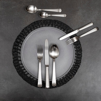 Set de Cuchilleria Oxford 6 Personas 42pzs Silver Matt Coquinaria