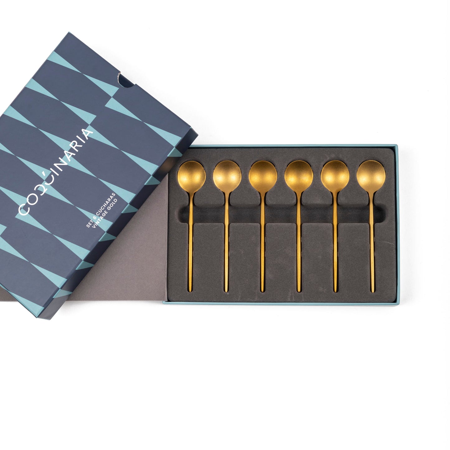 Set 6 Cucharas Vintage Gold Coquinaria