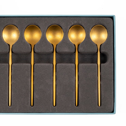 Set 6 Cucharas Vintage Gold Coquinaria