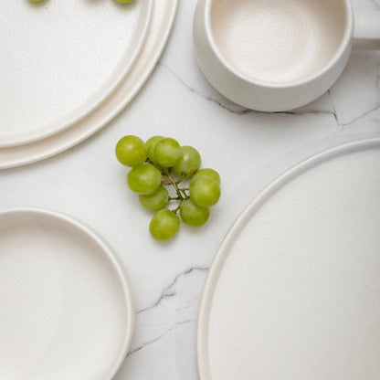 Juego de Vajilla Crema Porcelana 20 Pzs Coquinaria