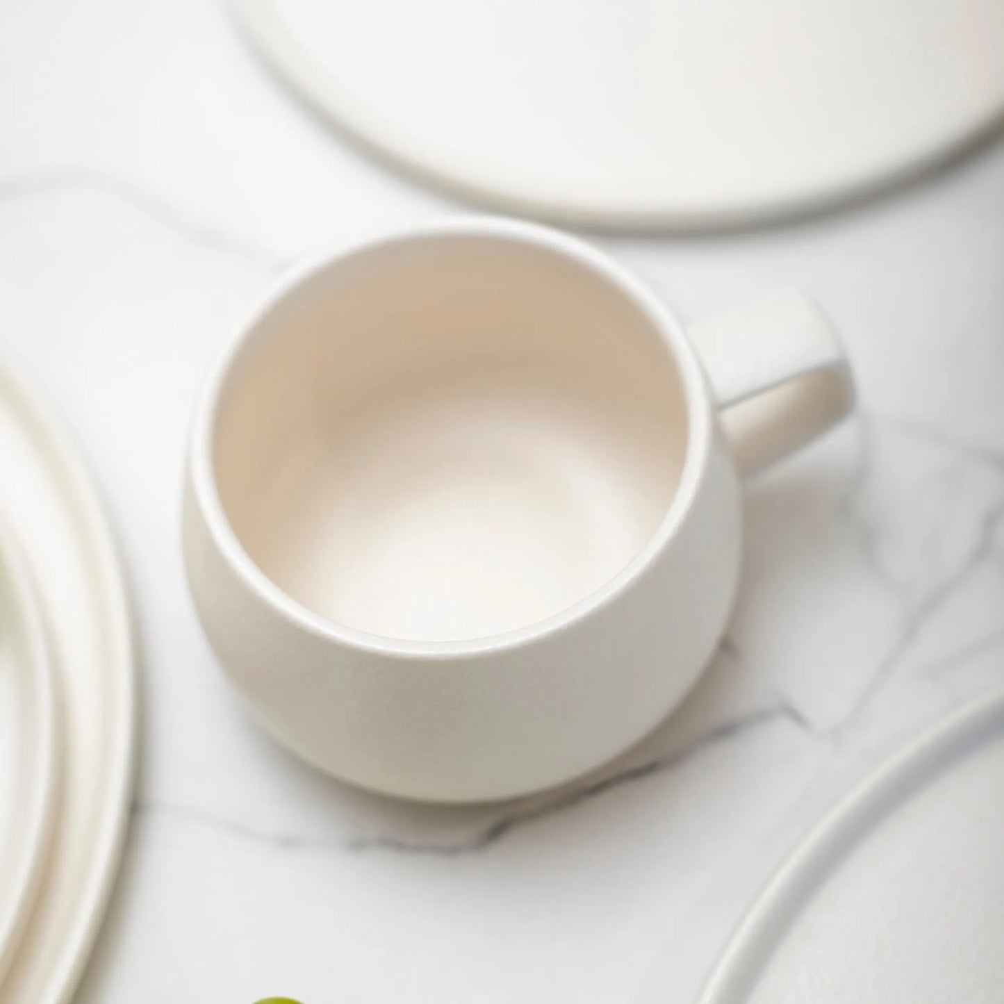 Juego de Vajilla Crema Porcelana 20 Pzs Coquinaria