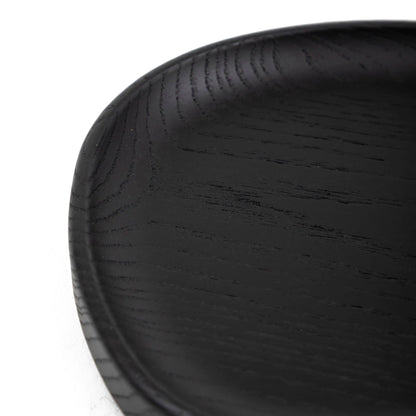 Set 4 Platos Madera Negra Coquinaria