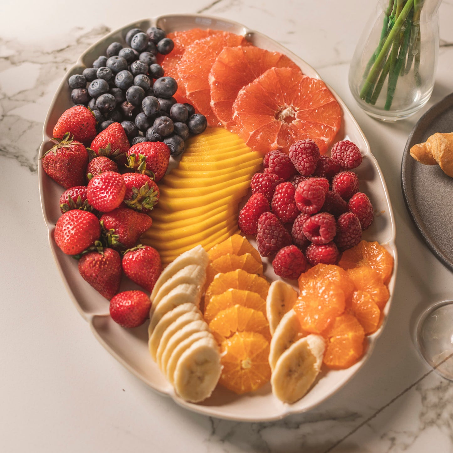 Plato servir 30 cms Hanami Danica
