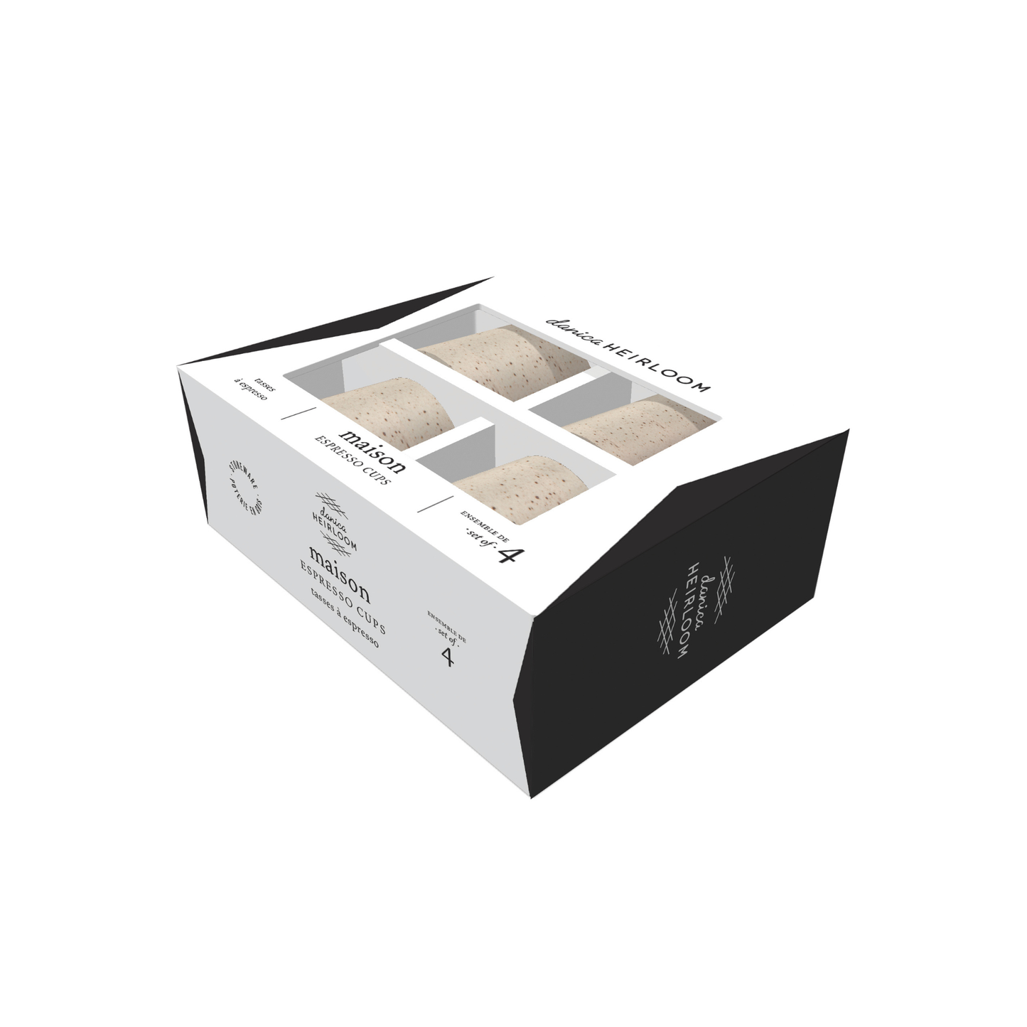 Set 4 Tazas expresso Maison Danica