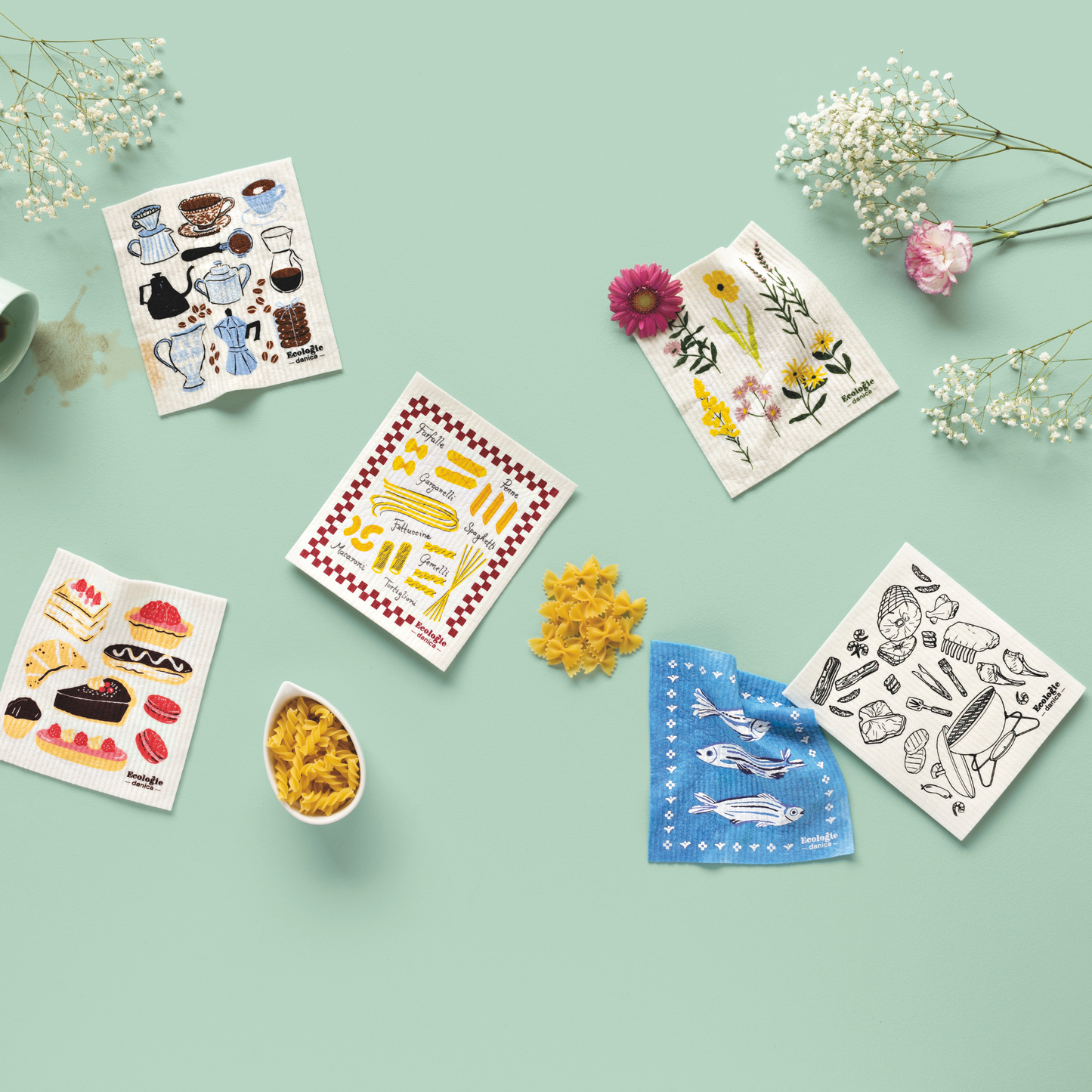 Paño Esponja Compostable Parrilla Danica