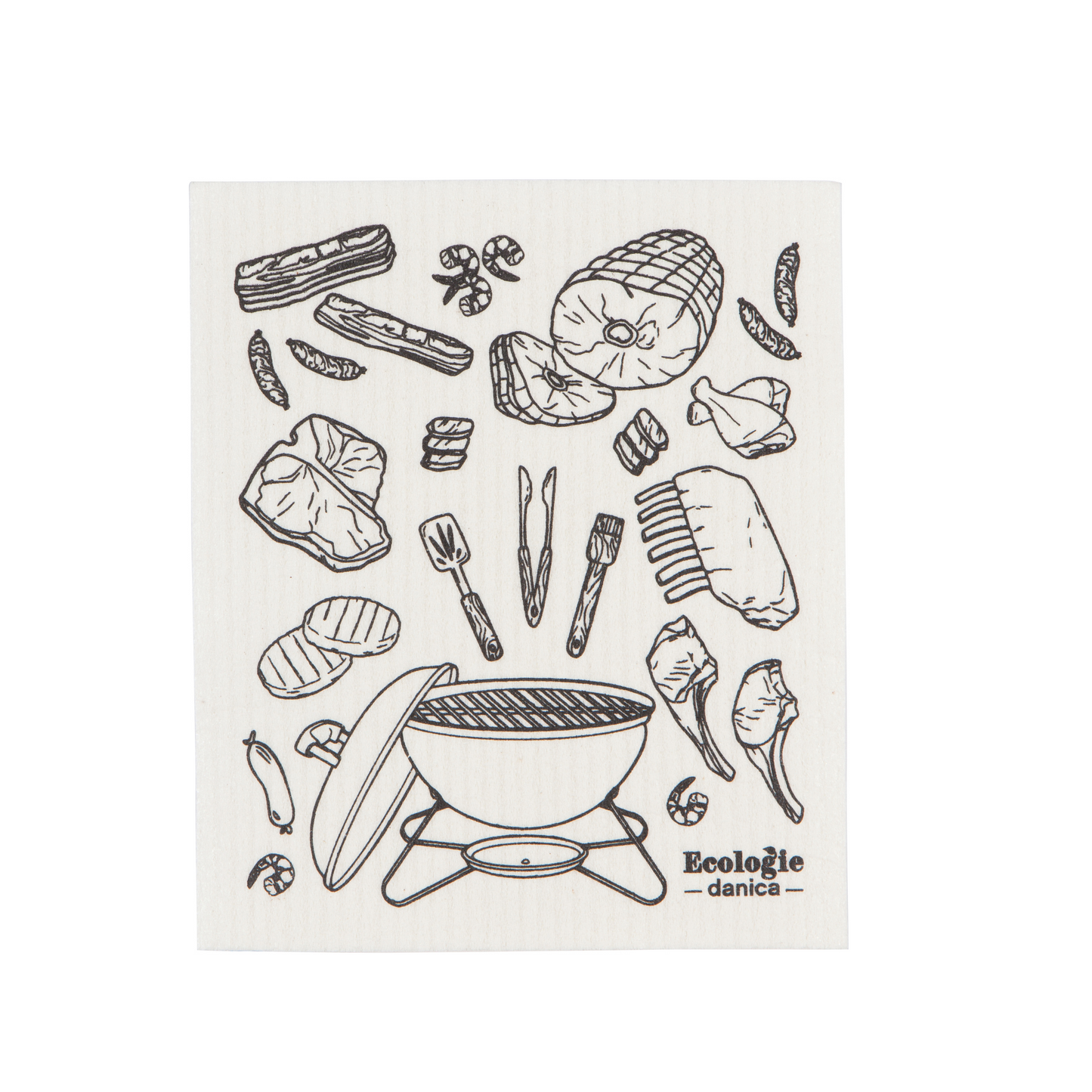 Paño Esponja Compostable Parrilla Danica