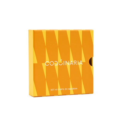 Set 4 Chips de Madera Coquinaria