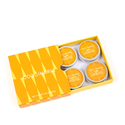 Set 4 Chips de Madera Coquinaria