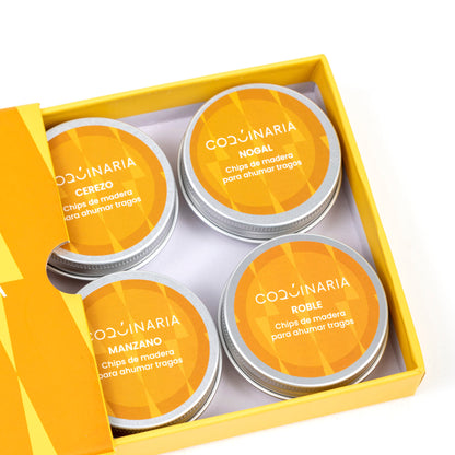 Set 4 Chips de Madera Coquinaria