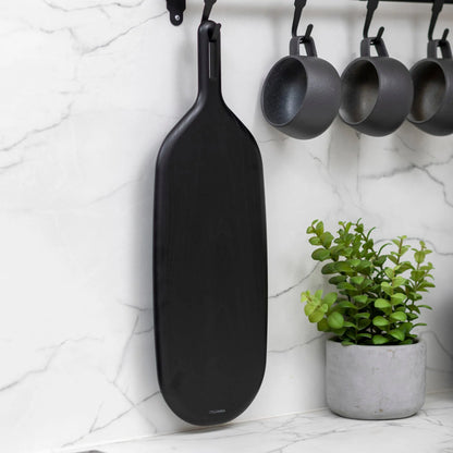 Tabla Madera negra 49 cms Coquinaria