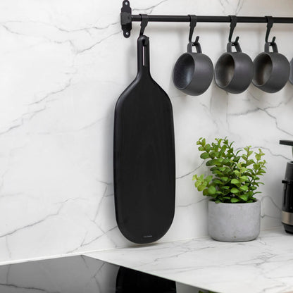 Tabla Madera negra 49 cms Coquinaria