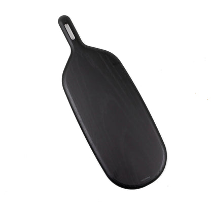 Kit Tabla Madera Negra 49 cms Coquinaria + Set 4 platos Madera Negra Coquinaria