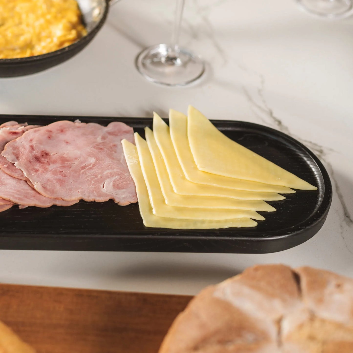 Plato Madera Negra 38 cm Coquinaria