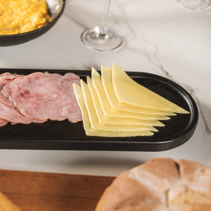 Plato Madera Negra 38 cm Coquinaria
