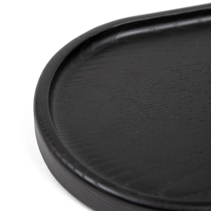Plato Madera Negra 38 cm Coquinaria