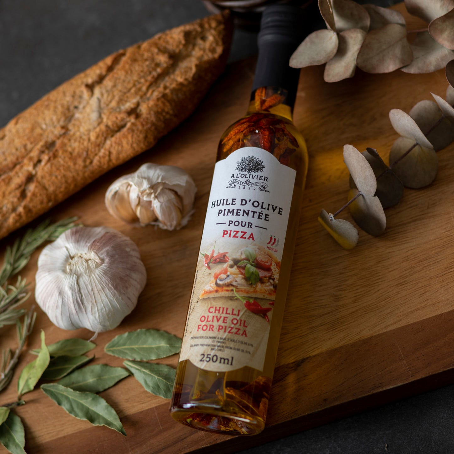 Aceite de Oliva para Pizza 250 ml Al Olivier