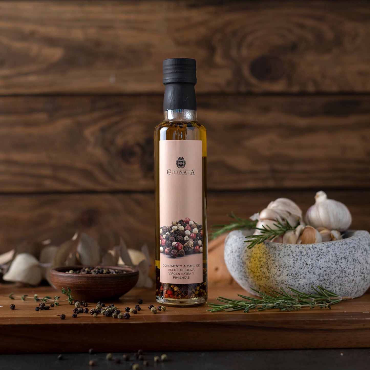 Aceite oliva extra virgen aromatizado c_pimienta 250ml La Chinata