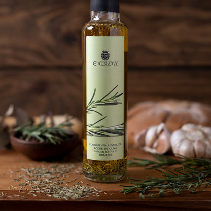 Aceite oliva extra virgen aromatizado c_romero 250ml La Chinata