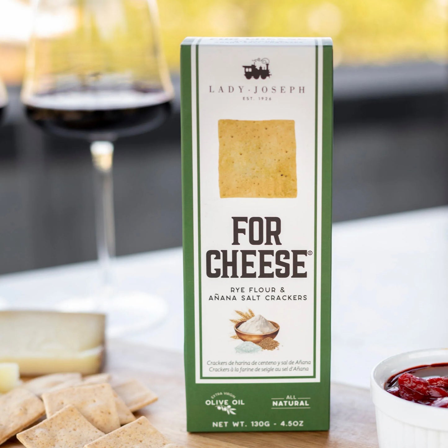 Crackers con Harina de Centeno y sal 130 grs Lady Joseph