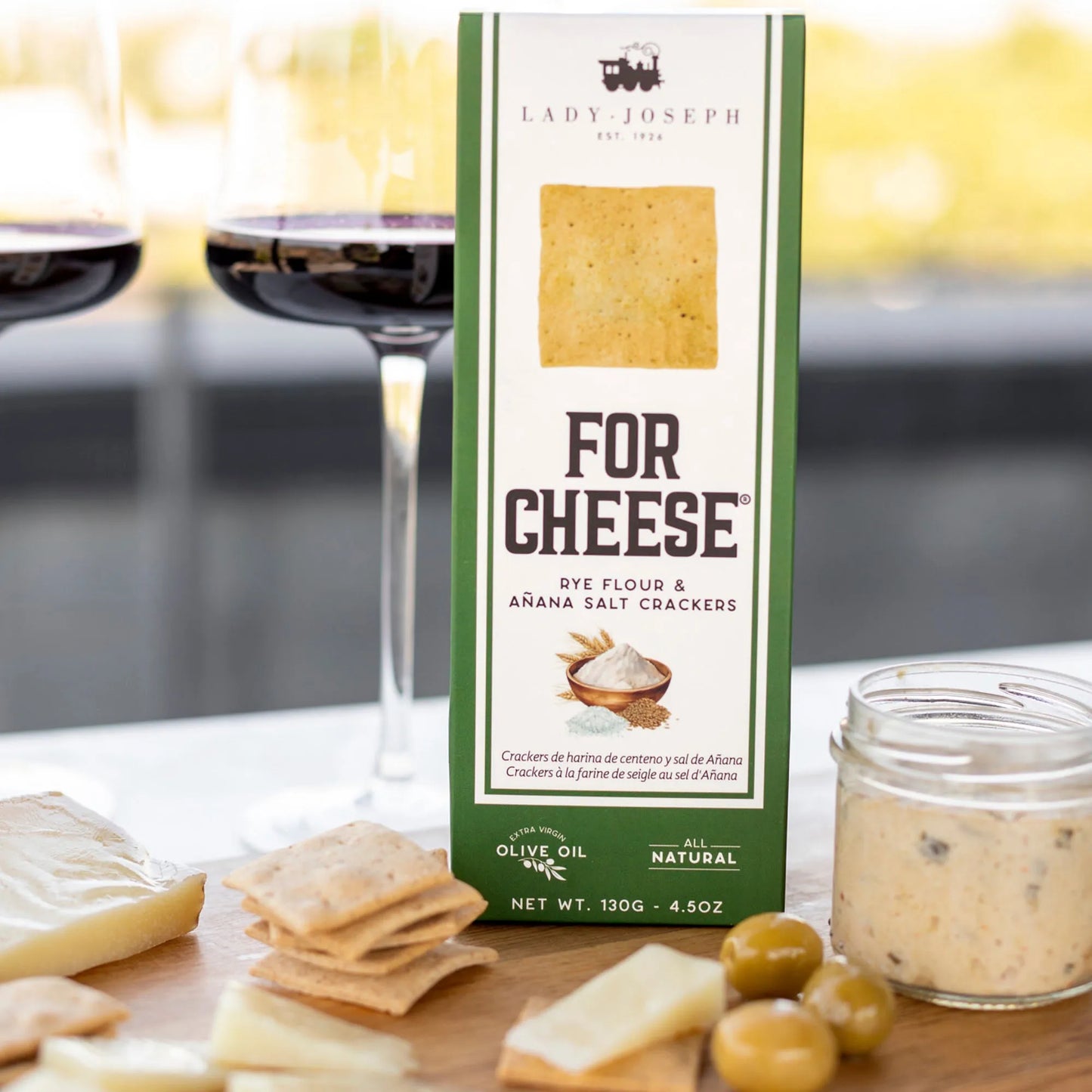 Crackers con Harina de Centeno y sal 130 grs Lady Joseph