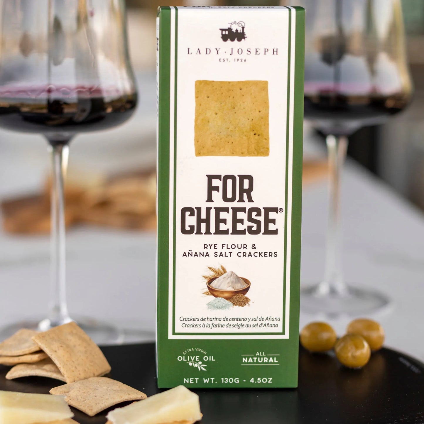 Crackers con Harina de Centeno y sal 130 grs Lady Joseph