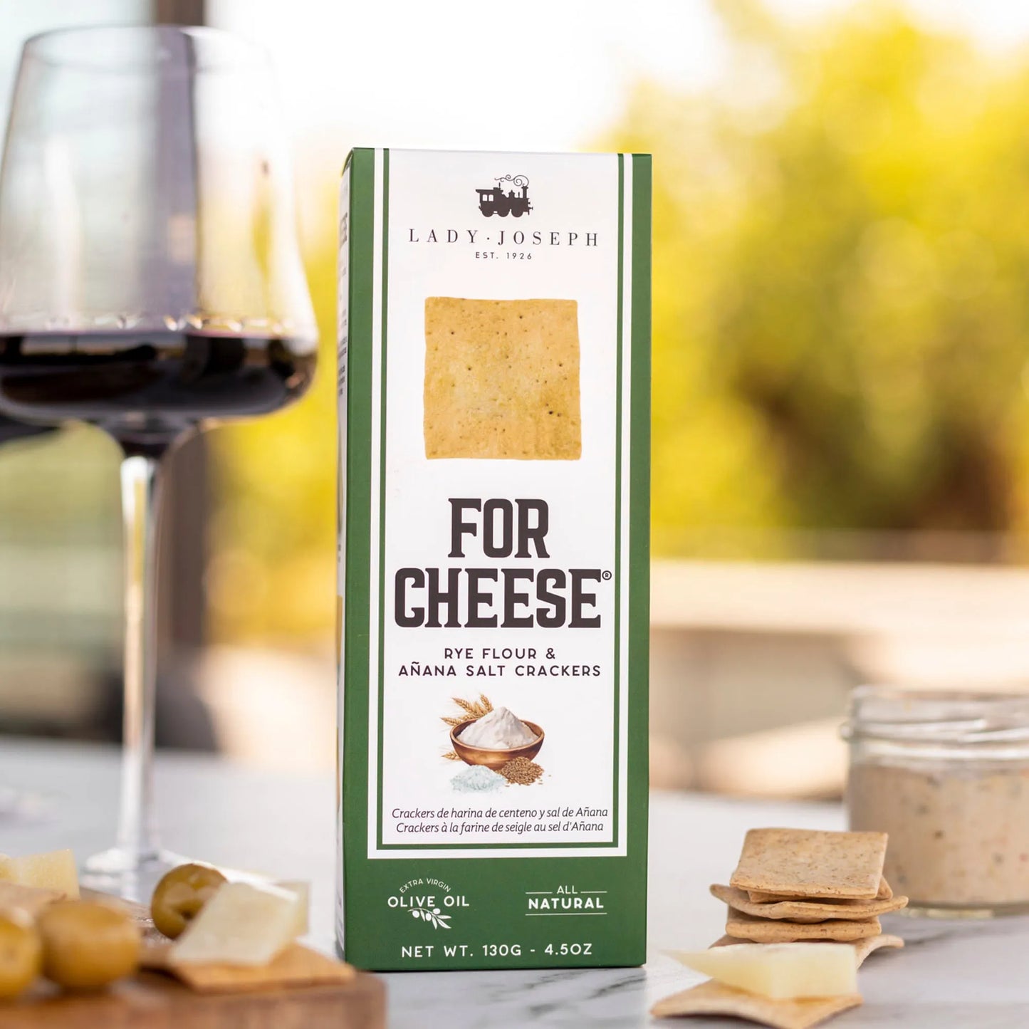 Crackers con Harina de Centeno y sal 130 grs Lady Joseph