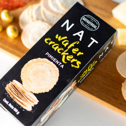 Galletas Wafer Cracker Pimienta 100 grs Nat