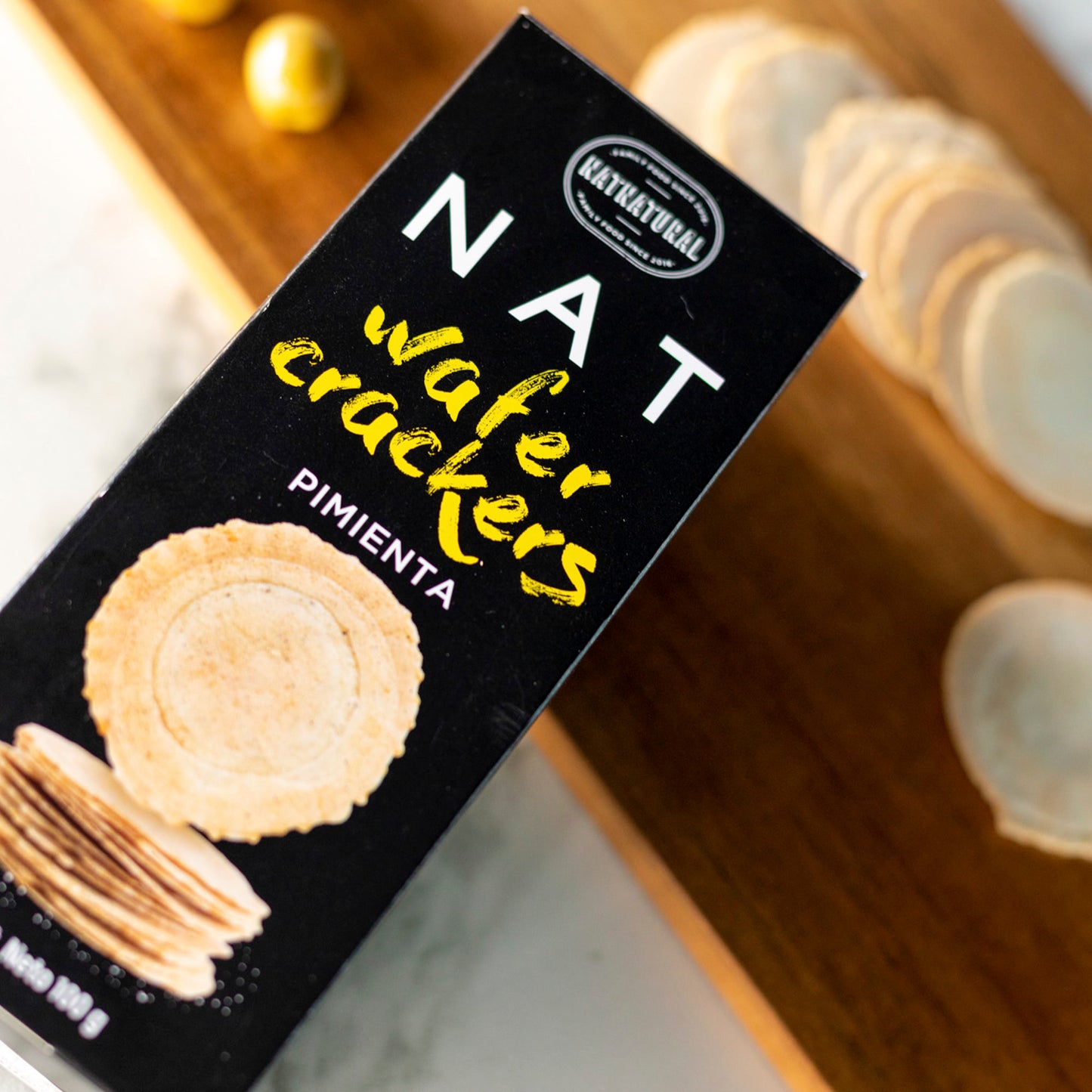Galletas Wafer Cracker Pimienta 100 grs Nat
