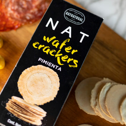 Galletas Wafer Cracker Pimienta 100 grs Nat