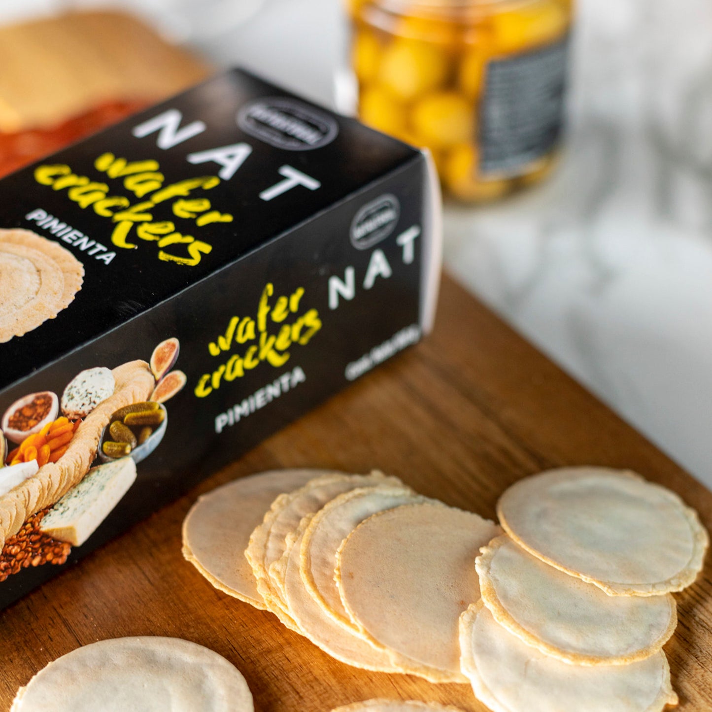 Galletas Wafer Cracker Pimienta 100 grs Nat