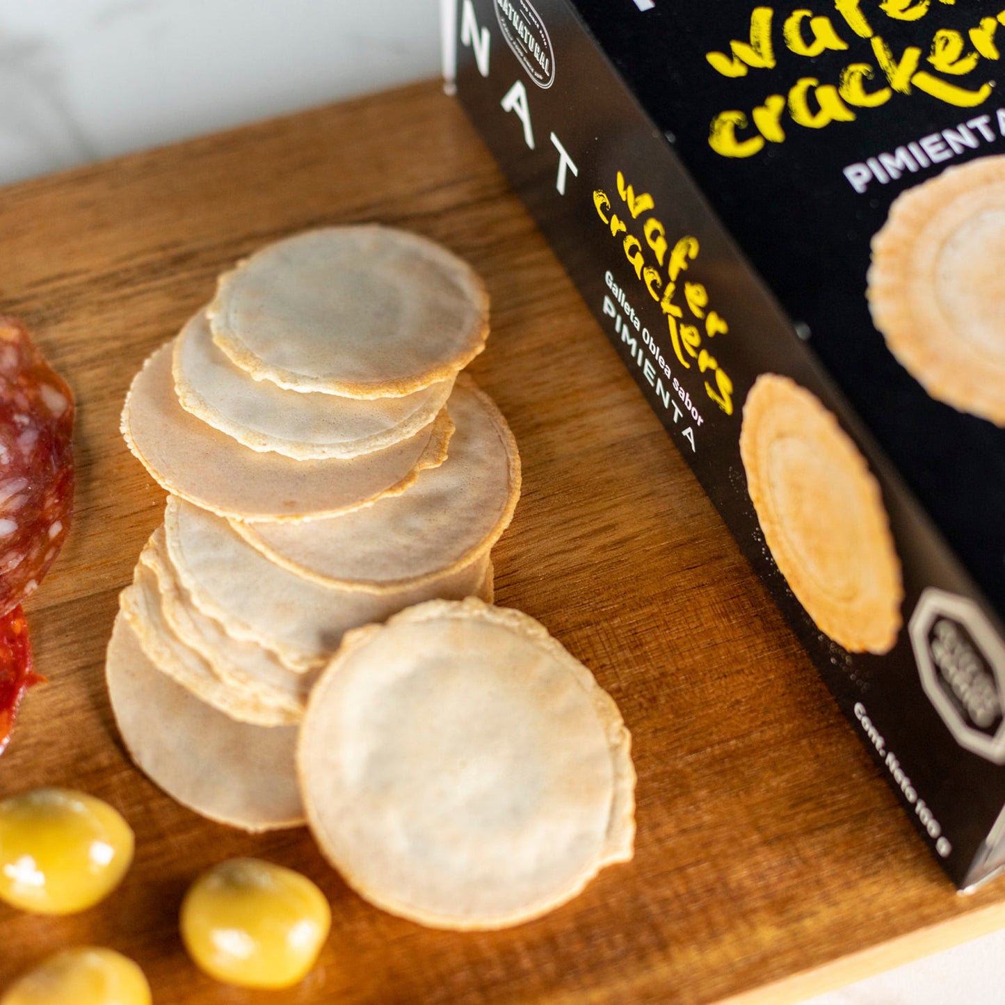 Galletas Wafer Cracker Pimienta 100 grs Nat