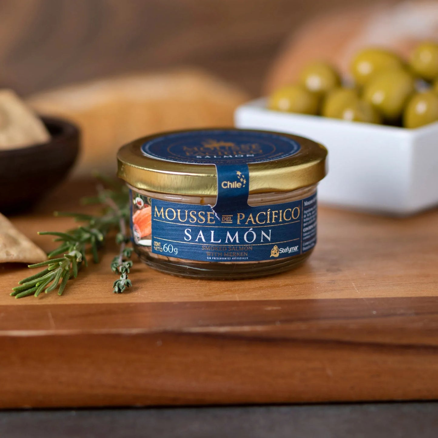Mousse del Pacífico Salmon Ahumado 60 grs Coquinaria