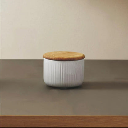 Contenedor de Sal con cuchara Nova Eva Solo1#Blanco