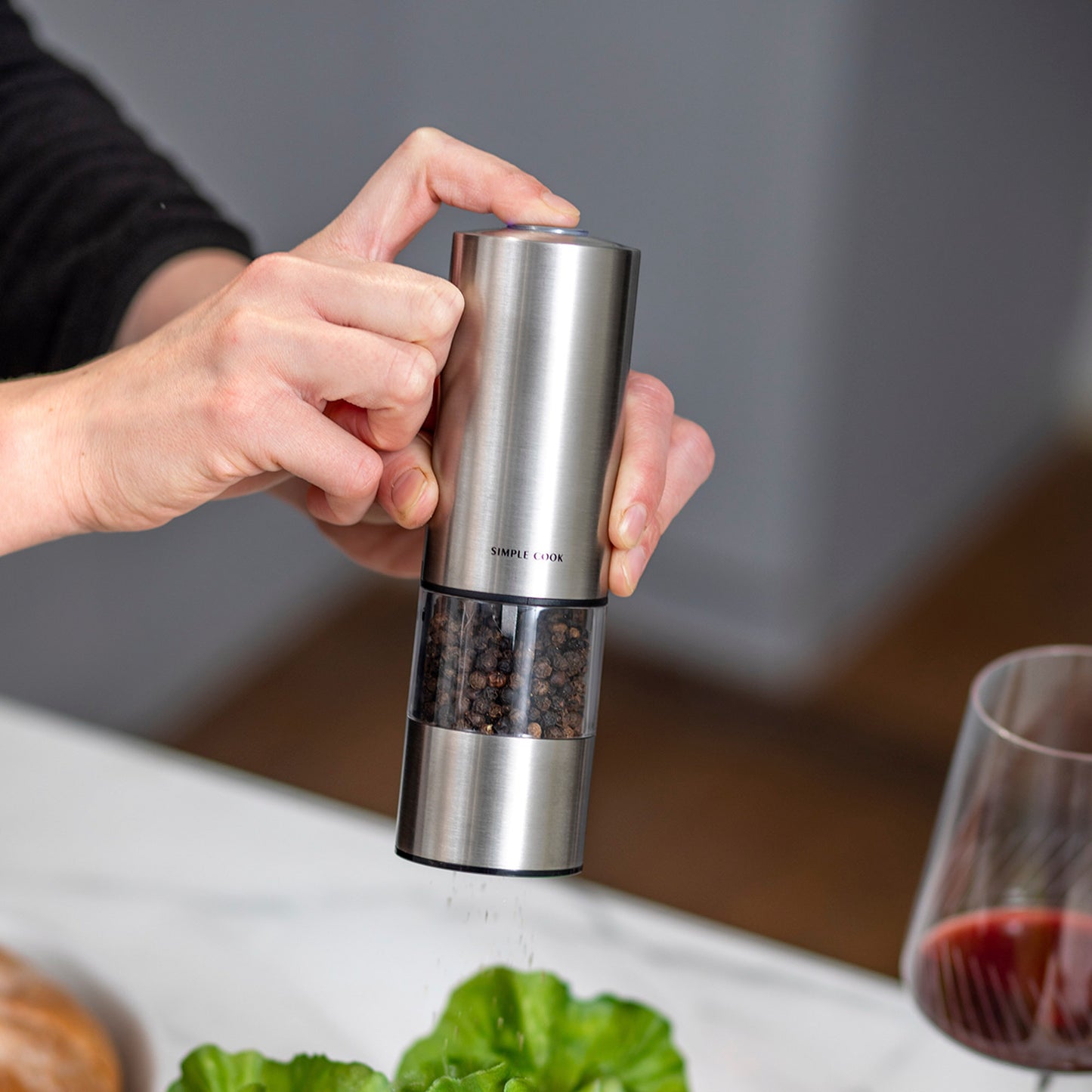 Salero y Pimentero Recargable Power Spice Simple Cook