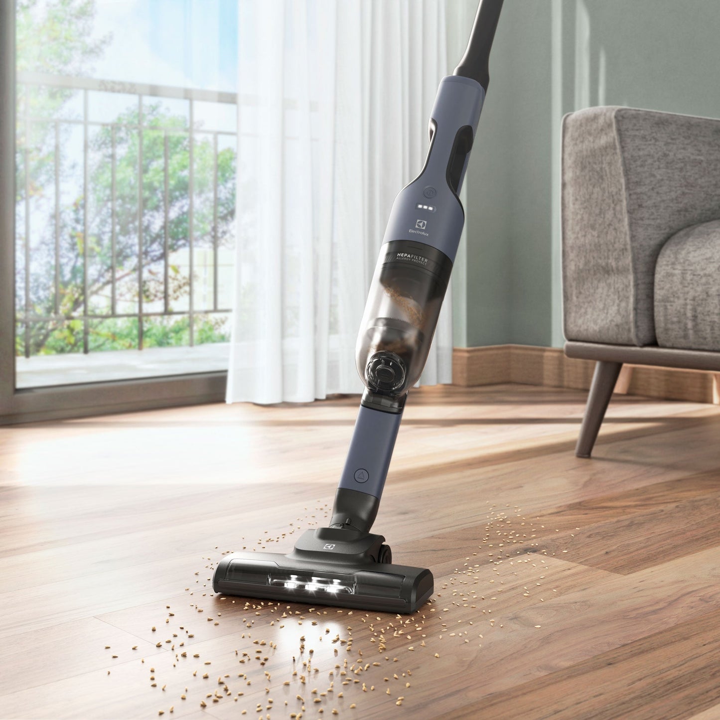 Aspiradora Vertical Inalámbrica Ergorapido 2 en 1 ERG019 Electrolux1#Azul