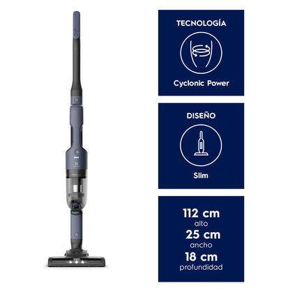 Aspiradora Vertical Inalámbrica Ergorapido 2 en 1 ERG019 Electrolux8#Azul