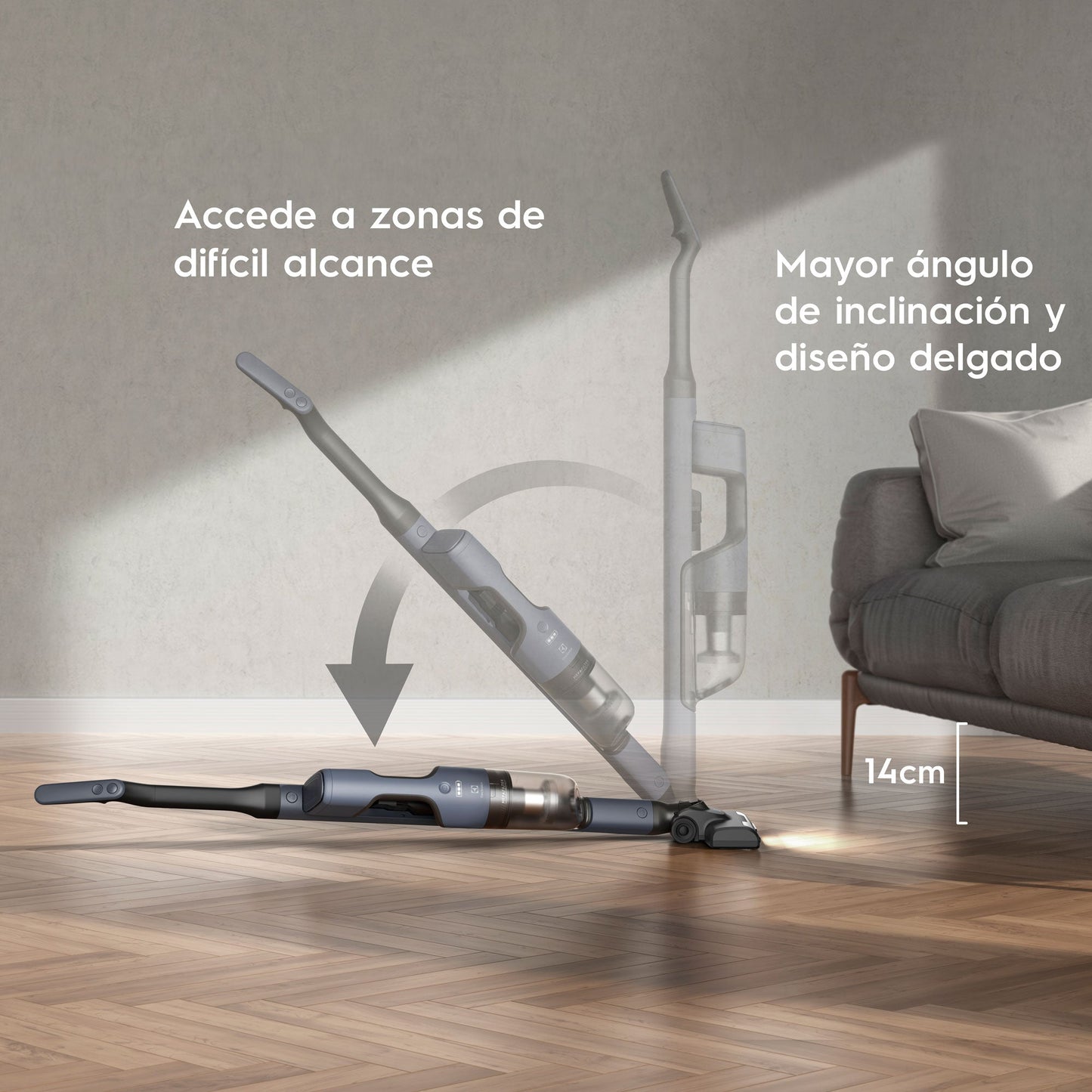 Aspiradora Vertical Inalámbrica Ergorapido 2 en 1 ERG019 Electrolux9#Azul