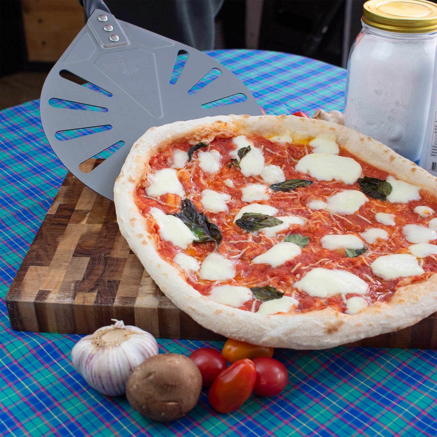 Pala Circular Pro Para Pizza 23 Cms2#Negro