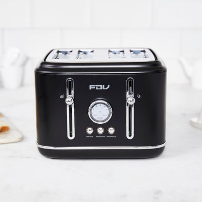 Tostador 4 Rebanadas Iconic Black FDV-Kitchen Center