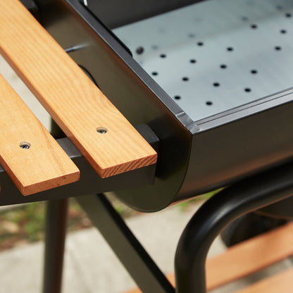 Parrilla Misuri Carbón BBQ Grill6#Negro