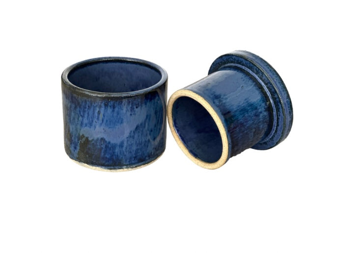 Mantequillera Francesa O De Agua Mediana Pilar Claro12#Azul