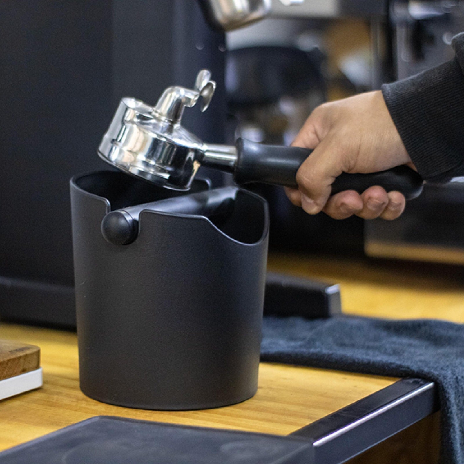 Recipiente De Residuos De Café Rhino1#Negro