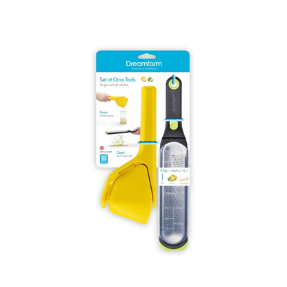 Pack De Exprimidor Y Rallador Manual Citrus Tools Dreamfarm4#Amarillo