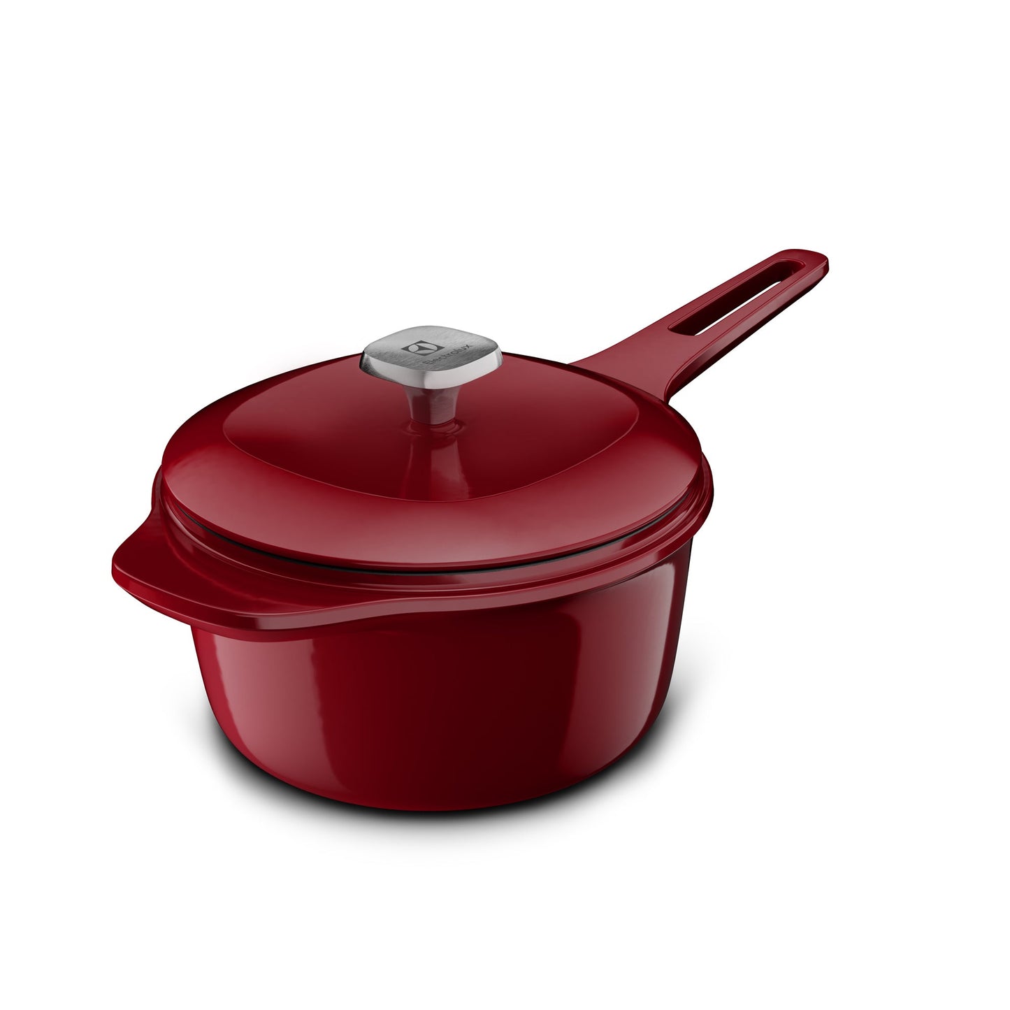 Olla Cacerola de Hierro Fundido Esmaltado Expert 20 cm Electrolux2#Rojo