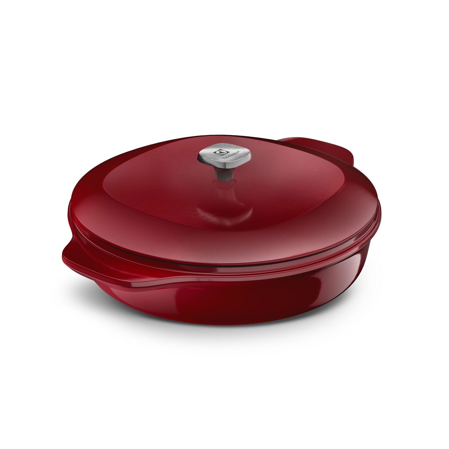 Wok de Hierro Fundido Esmaltado Expert 30 cm Electrolux2#Rojo